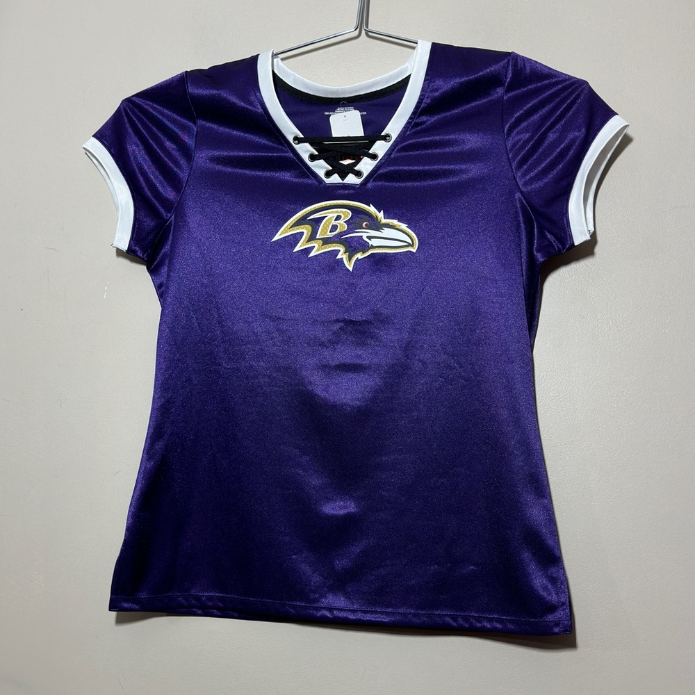 NWT NLF Ravens || Woman’s Jersey #21 Rice size Large